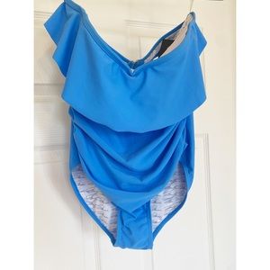 NWT Marylin Monroe Strapless One Piece Swimsuit S